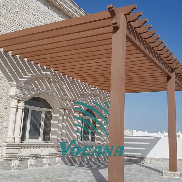 pergola with vented roof