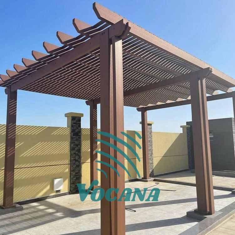 vented roof pergola