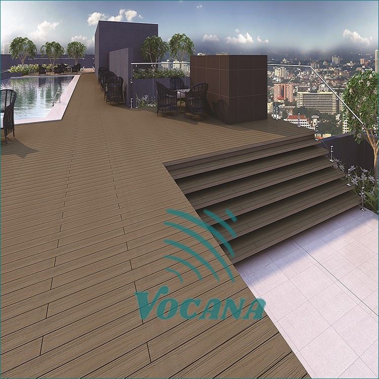 Commercial WPC Rooftop Decking | Podium Systems | Vocana factory