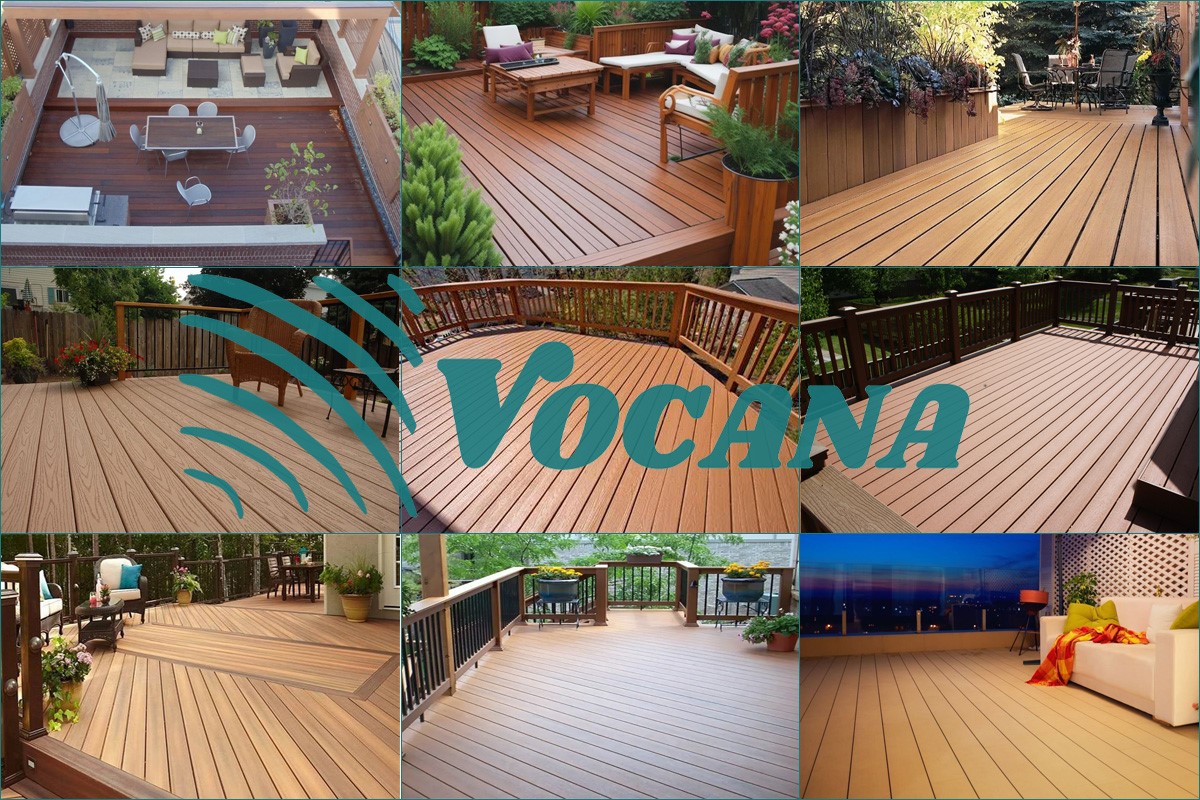 WPC plank flooring deck WPC plank flooring deck