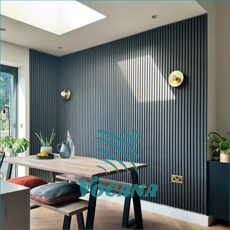 slatted indoor wpc wall panel
