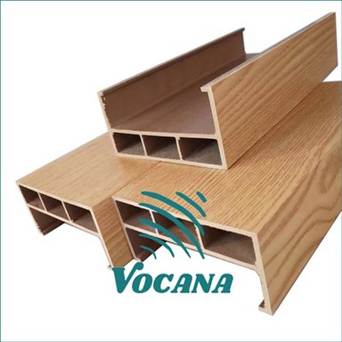 Дърво зърнени декоративни панели за таван на WPC