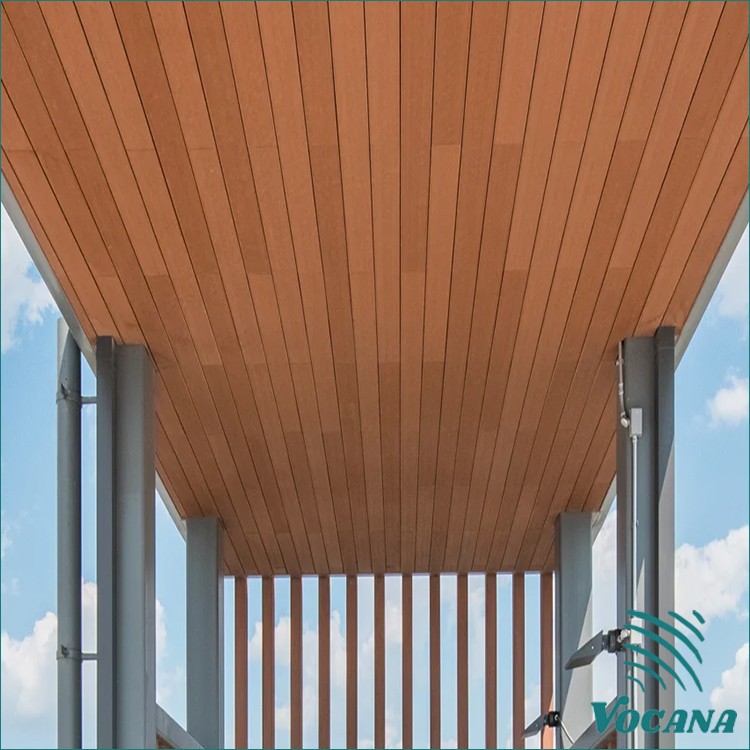 wpc timber ceiling for hotels